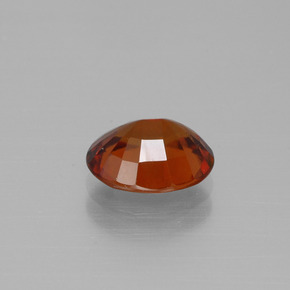 Hessonite Garnet Gemstone in 8.9 x 7.2 mm Size for Sale, Hessonite Garnet Stone in Medium Red Color