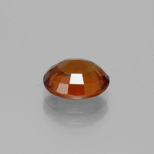 Hessonite Garnet Gemstone in 8.5 x 7 mm Size for Sale, Hessonite Garnet Stone in Medium Orange Color