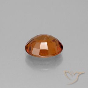 Hessonite Garnet Gemstone in 9 x 7 mm (calibrated) Size for Sale, Hessonite Garnet Stone in Medium-Dark Orange Color