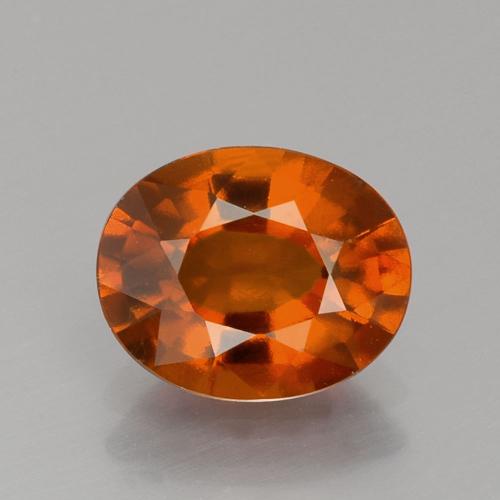 Naranja medio Granate Hesonita Gema - 1.9ct Forma ovalada (ID: 390973)