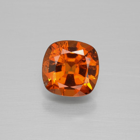 Naranja fuego Granate Hesonita Gema - 1.1ct Corte en Forma Cojín (ID: 393032)