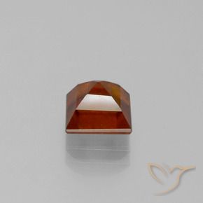 Hessonite Garnet Gemstone in 7 x 7 mm (calibrated) Size for Sale, Hessonite Garnet Stone in Dark Orange Color