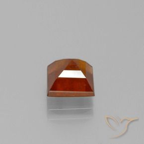 Hessonite Garnet Gemstone in 7 x 7 mm (calibrated) Size for Sale, Hessonite Garnet Stone in Warm Orange Color