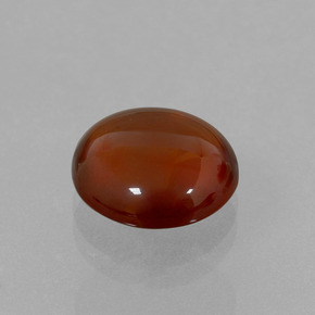 5.68 ct Orange Hessonite Garnet Stone, Natural Hessonite Garnet in Round Cabochon Shape for Sale