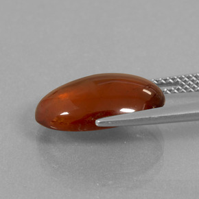 Hessonite Garnet Gemstone in 14 x 10 mm (calibrated) Size for Sale, Hessonite Garnet Stone in Cinnamon Orange Color