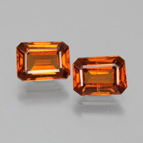 2.3ct Octagon Facet Cinnamon Orange Hessonite Garnet for sale thumb image of 2.3ct Octagon Facet Cinnamon Orange Hessonite Garnet (ID: 393737)