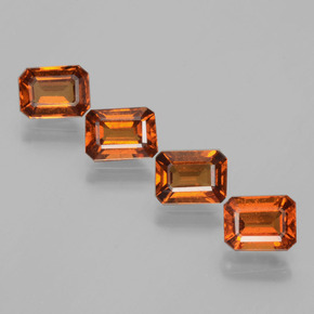 4.4ct Octagon Facet Cinnamon Orange Hessonite Garnet for sale thumb image of 4.4ct Octagon Facet Cinnamon Orange Hessonite Garnet (ID: 393857)