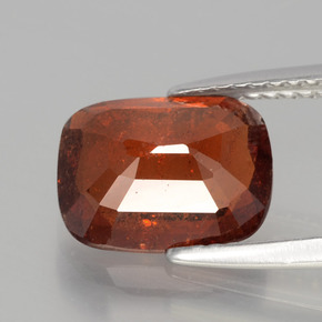Hessonite Garnet Gemstone in 10.2 x 8.1 mm Size for Sale, Hessonite Garnet Stone in Cinnamon Orange Color