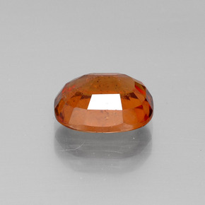 Hessonite Garnet Gemstone in 9.2 x 7.1 mm Size for Sale, Hessonite Garnet Stone in Cinnamon Orange Color