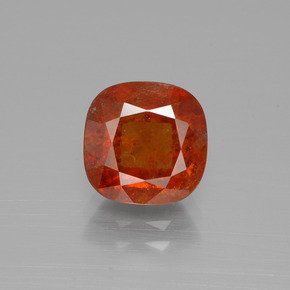 Amber Orange Гранат Гессонит Камень - 3ct Огранка Подушечка (ID: 395430)