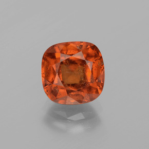 3ct Cushion-Cut Cinnamon Orange Hessonite Garnet Gem for sale 3ct Cushion-Cut Cinnamon Orange Hessonite Garnet Gem (ID: 395552)