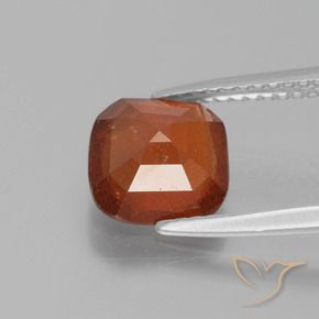 Hessonite Garnet Gemstone in 8 x 8 mm (calibrated) Size for Sale, Hessonite Garnet Stone in Fire Orange Color