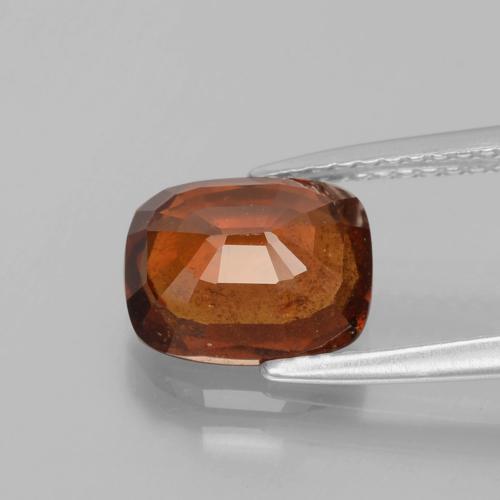 Hessonite Garnet Gemstone in 9 x 7 mm (calibrated) Size for Sale, Hessonite Garnet Stone in Medium Orange Color