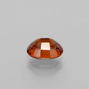 Hessonite Garnet Gemstone in 8.4 x 6.7 mm Size for Sale, Hessonite Garnet Stone in Cinnamon Orange Color