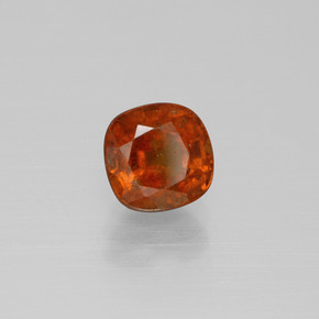 1.79 ct Orange Hessonite Garnet Stone, Natural Hessonite Garnet in Cushion-Cut Shape for Sale