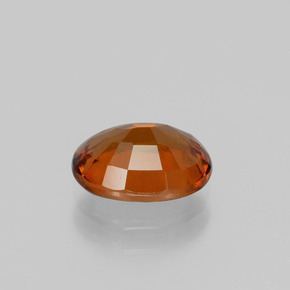 Hessonite Garnet Gemstone in 9 x 7 mm (calibrated) Size for Sale, Hessonite Garnet Stone in Cinnamon Orange Color