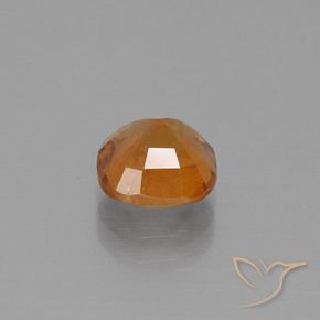 Hessonite Garnet Gemstone in 7 x 7 mm (calibrated) Size for Sale, Hessonite Garnet Stone in Medium Orange Color