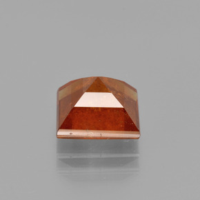 Hessonite Garnet Gemstone in 8 x 8 mm (calibrated) Size for Sale, Hessonite Garnet Stone in Medium Orange Color