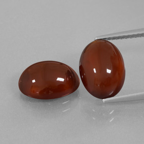 3.9ct Oval Cabochon Orange Hessonite Garnet for sale thumb image of 3.9ct Oval Cabochon Orange Hessonite Garnet (ID: 428053)