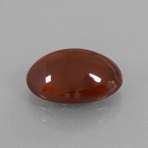 4.40 ct Brown Hessonite Garnet Stone, Natural Hessonite Garnet in Oval Cabochon Shape for Sale
