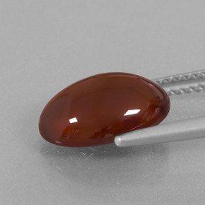 Hessonite Garnet Gemstone in 11.8 x 8.3 mm Size for Sale, Hessonite Garnet Stone in Reddish Brown Color