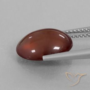 Hessonite Garnet Gemstone in 12 x 10 mm (calibrated) Size for Sale, Hessonite Garnet Stone in Warm Brown Color