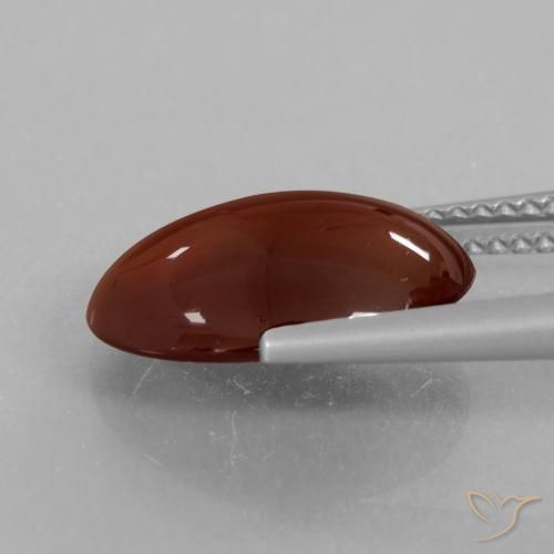 Hessonite Garnet Gemstone in 13.5 x 10 mm Size for Sale, Hessonite Garnet Stone in Warm Brown Color