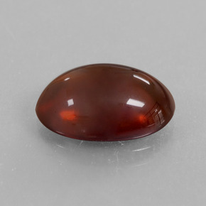 5.65 ct Orange Hessonite Garnet Stone, Natural Hessonite Garnet in Oval Cabochon Shape for Sale