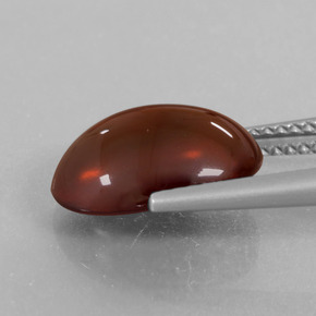 Hessonite Garnet Gemstone in 12.9 x 9.1 mm Size for Sale, Hessonite Garnet Stone in Orange Color