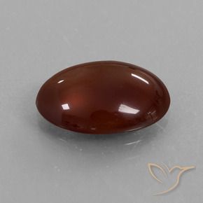 5.12 ct Brown Hessonite Garnet Stone, Natural Hessonite Garnet in Oval Cabochon Shape for Sale