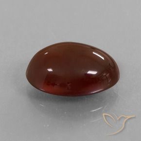 6.21 ct Brown Hessonite Garnet Stone, Natural Hessonite Garnet in Oval Cabochon Shape for Sale