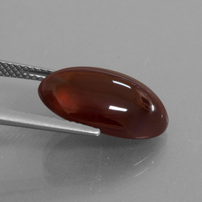 Hessonite Garnet Gemstone in 16.7 x 10.8 mm Size for Sale, Hessonite Garnet Stone in Orange Color