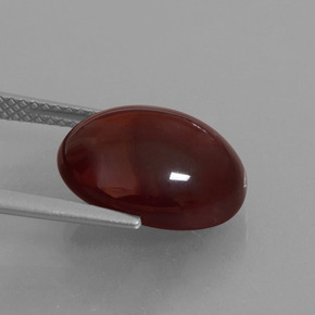 Hessonite Garnet Gemstone in 13.8 x 10.9 mm Size for Sale, Hessonite Garnet Stone in Orange Color