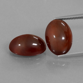 4.8ct Oval Cabochon Orange Hessonite Garnet for sale thumb image of 4.8ct Oval Cabochon Orange Hessonite Garnet (ID: 428340)