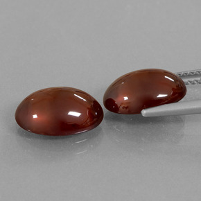 Hessonite Garnet Gemstone in 11 x 8.2 mm Size for Sale, Hessonite Garnet Stone in Orange Color