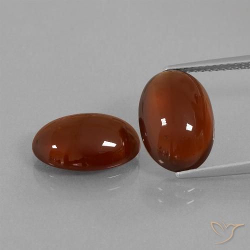 10.68 ct Brown Hessonite Garnet, 13 x 9.1 mm Oval Cut From Sri Lanka, Photo A