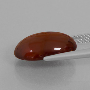 Hessonite Garnet Gemstone in 14.9 x 10.3 mm Size for Sale, Hessonite Garnet Stone in Orange Color