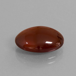 7.49 ct Orange Hessonite Garnet Stone, Natural Hessonite Garnet in Oval Cabochon Shape for Sale