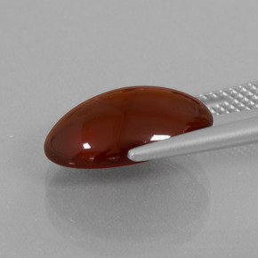 Hessonite Garnet Gemstone in 14 x 10 mm (calibrated) Size for Sale, Hessonite Garnet Stone in Orange Color