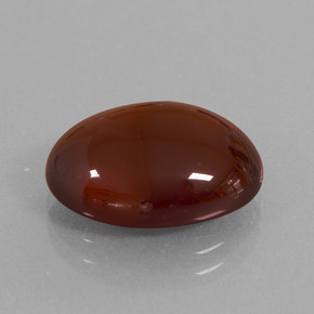9.76 ct Orange Hessonite Garnet Stone, Natural Hessonite Garnet in Oval Cabochon Shape for Sale