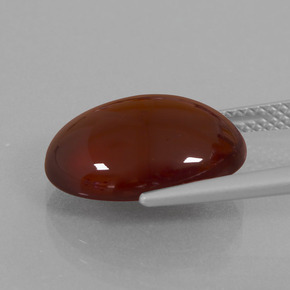 Hessonite Garnet Gemstone in 15 x 11.1 mm Size for Sale, Hessonite Garnet Stone in Orange Color