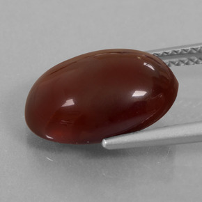 Hessonite Garnet Gemstone in 14 x 10 mm (calibrated) Size for Sale, Hessonite Garnet Stone in Reddish Brown Color
