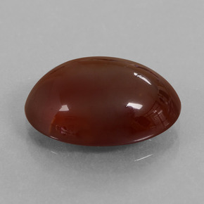 7.03 ct Brown Hessonite Garnet Stone, Natural Hessonite Garnet in Oval Cabochon Shape for Sale