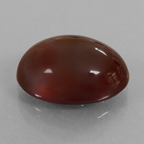 8.64 ct Orange Hessonite Garnet Stone, Natural Hessonite Garnet in Oval Cabochon Shape for Sale