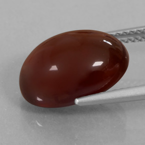 Hessonite Garnet Gemstone in 14 x 10 mm (calibrated) Size for Sale, Hessonite Garnet Stone in Orange Color