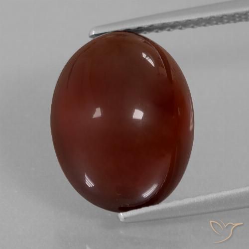 8.34ct Natural Pecan Brown Hessonite Garnet, Oval, Translucent