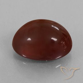 8.34 ct Brown Hessonite Garnet Stone, Natural Hessonite Garnet in Oval Cabochon Shape for Sale