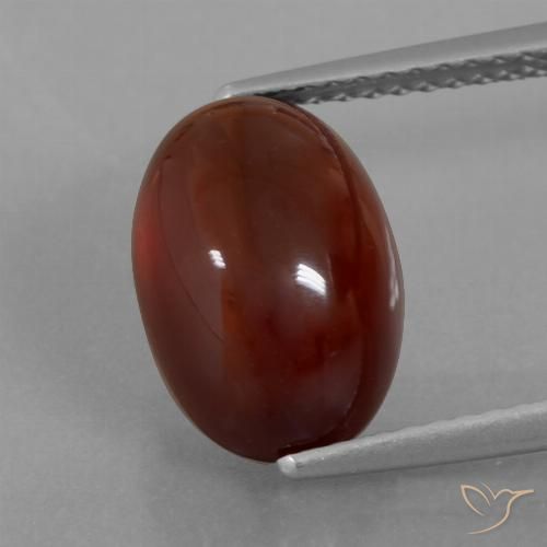 5.80ct Natural Pecan Brown Hessonite Garnet, Oval, Translucent