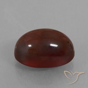 5.80 ct Brown Hessonite Garnet Stone, Natural Hessonite Garnet in Oval Cabochon Shape for Sale