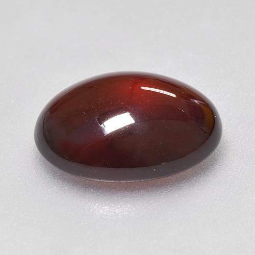 Hessonite Garnet Gemstone in 13 x 10.1 mm Size for Sale, Hessonite Garnet Stone in Red Orange Color